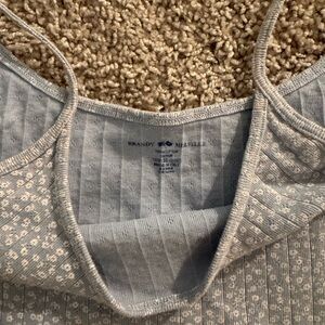 Brandy Melville Light Gray Women's Intimate Top